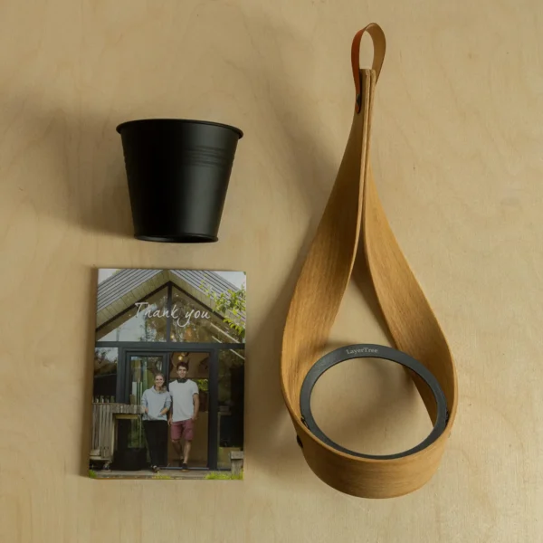 Personalised Wall Mounted Indoor Planter | Gift for Her | Plant Pot Holder for Plants, Herbs & Succulents - Image 3