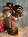 3 Balls Coconut Lamp Coconut Tree Shell Bedroom Lamp Tree Table Light Wooden Palm Lantern - Image 2