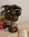 3 Balls Coconut Lamp Coconut Tree Shell Bedroom Lamp Tree Table Light Wooden Palm Lantern - Image 6