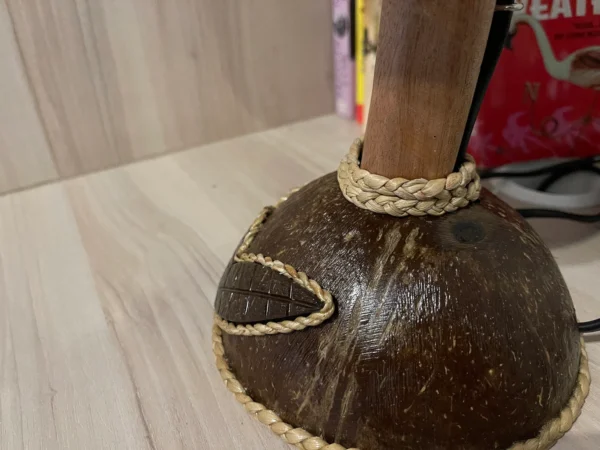 3 Balls Coconut Lamp Coconut Tree Shell Bedroom Lamp Tree Table Light Wooden Palm Lantern - Image 8