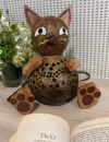 Cat Puss Pussy Animal Lamp Coconut Shell Bedroom Lamp Table Floor Light Coconut Wooden Lantern - Image 8