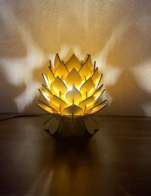 Wooden Table Lamp, Bedside Lamp, Desk Light, Retro Decor for Home And Offfice, Bedroom Decor, Nightstand Lamp, Handmade Table Lamp