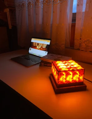 Wooden Small Table Lamp, Desk lighting, Minimalist natural wood lamp, Bedside night light, handmade light, Wooden lamps for Home