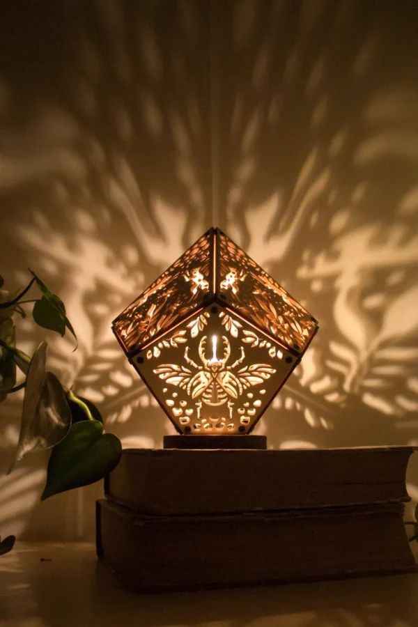 Table lamp, Shadow lighting, Mystic light, Cozy home decor, Hosting decor , Mushroom, Personalized gift, Gift for Mother, Mom, Light art