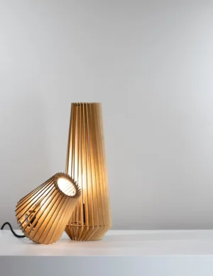 PINE Wood Table Lamp / Table Lamp / Modern Lamp / Wood Lamp Shade / Housewarming Gift /Christmas gift / Wedding Gift / Graduation Gift