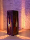 Wooden Table Lamp, Small Table Lamp, Geometric Solid Wood Night Light, Bedside Lamp, Decorative Lamp, Rustic Lighting, Minimal