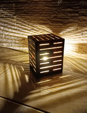 Wooden Small Lamp, Small Table Lamp, Wooden Table Lamp, Bedside Lamp, Rustic Lighting, Minimal Lighting, Industrial Minimal Style,Desk Lamp
