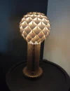 Wooden desk lamp pinecone 455 | Wood Table Lamp | Bedside Lamp | Wooden Lamp | Birch Wood light | Decorative Lamp | Wood Lampshade - Image 2