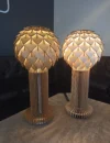 Wooden desk lamp pinecone 455 | Wood Table Lamp | Bedside Lamp | Wooden Lamp | Birch Wood light | Decorative Lamp | Wood Lampshade - Image 3