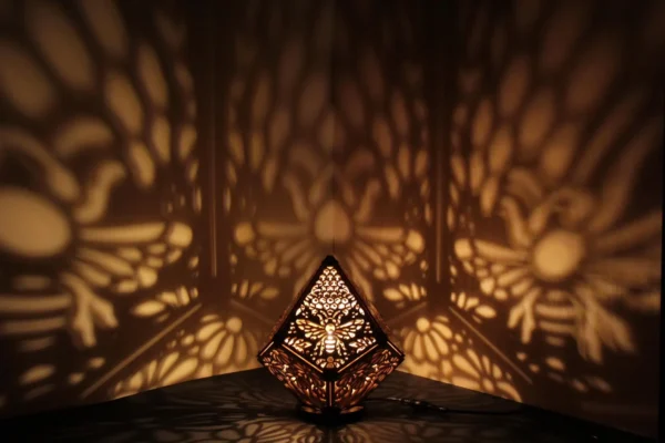 Summer Shadow Lamp – Handmade Wooden Night Light for Bedroom, Meditation & Relaxation, Unique Gift, Customizable - Image 3