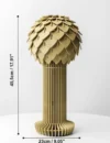 Wooden desk lamp pinecone 455 | Wood Table Lamp | Bedside Lamp | Wooden Lamp | Birch Wood light | Decorative Lamp | Wood Lampshade - Image 4