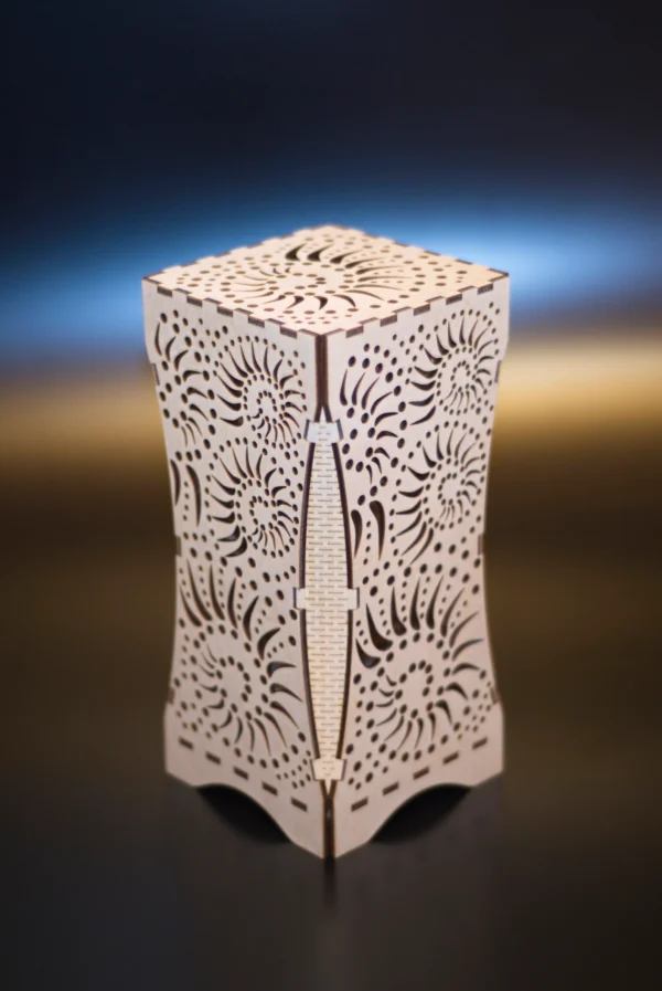 Night Light Vortex Accent Lamp Decorative Wooden Night Lamp For Meditation Relaxation Comfort - Image 5