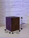 Wooden Table Lamp, Small Table Lamp, Geometric Solid Wood Night Light, Bedside Lamp, Decorative Lamp, Rustic Lighting, Minimal - Image 9