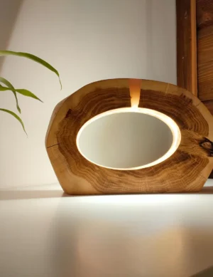 Oak lamp