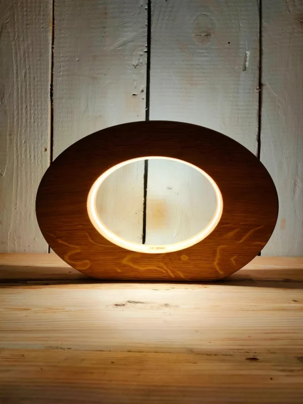 Oak bedside lamp - Image 5