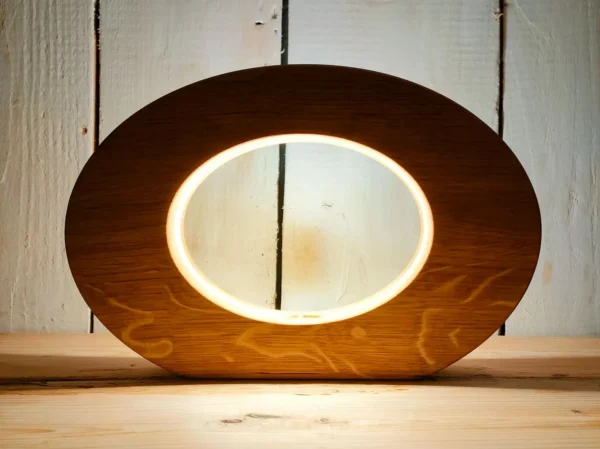 Oak bedside lamp - Image 6