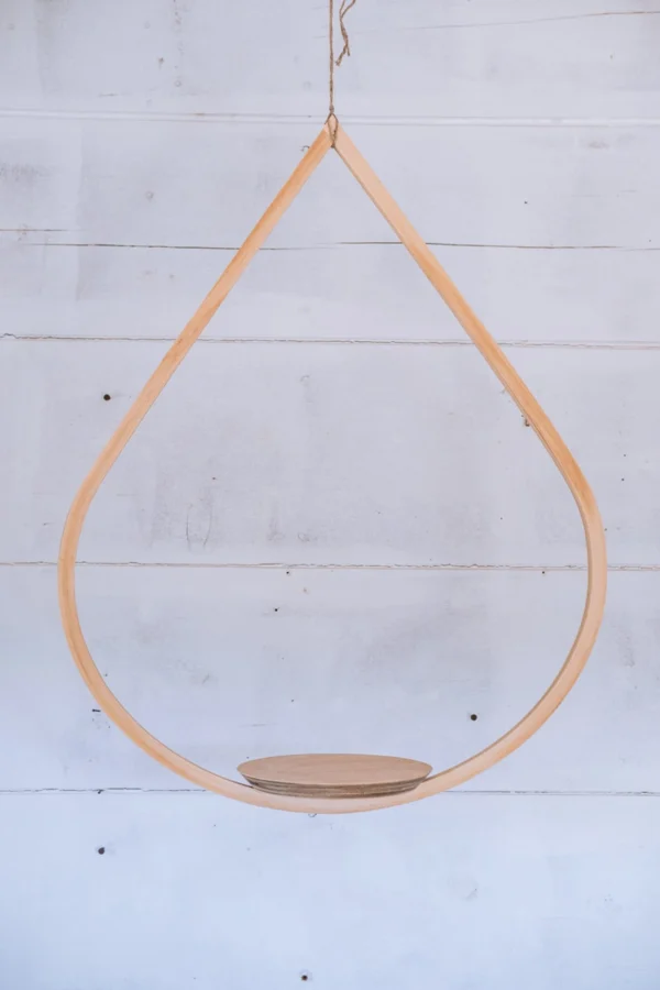 Teardrop Hanger Bundle, Wooden Plant Hanger, Tear Drop Hanger, Planter with Saucer, Boho Decor, Mid Century Modern Planter, Plant lover gift - Image 4