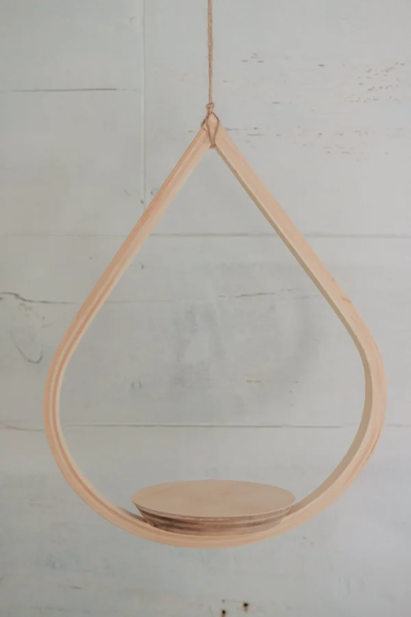Teardrop Hanger Bundle, Wooden Plant Hanger, Tear Drop Hanger, Planter with Saucer, Boho Decor, Mid Century Modern Planter, Plant lover gift - Image 8