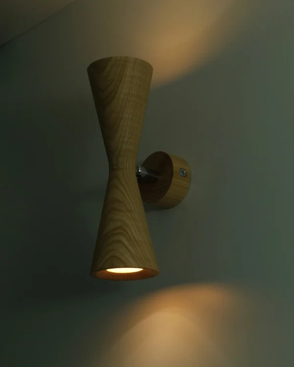 Sand Clock Sconce, Wall Lamp, Night Lamp, Modern Lamp, Industrial Lamp, Wall Sconce Light, Wooden Candle Sconce, Light Up Wall Art, Sconce - Image 2