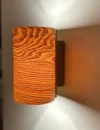 Aplique de pared fabricado en madera de roble y chapa de roble natural. Luz hermosa. lámpara original. luz asombrosa. hecho a mano - Image 5