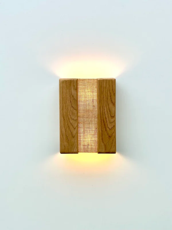 Wall lamp. Oak Wall lamp . Wooden wall lamp. Oak lamp. wall light wood. Wandlamp. Sconce lamp. ecological material Ecological shipping. Lamp - Image 2