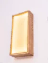 Wall lamp. Papirus paper. Wall light. Wandlamp. ecological material. ecological shipping.Led. Wood wall lamp - Image 2