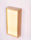 Wall lamp. Papirus paper. Wall light. Wandlamp. ecological material. ecological shipping.Led. Wood wall lamp - Image 3