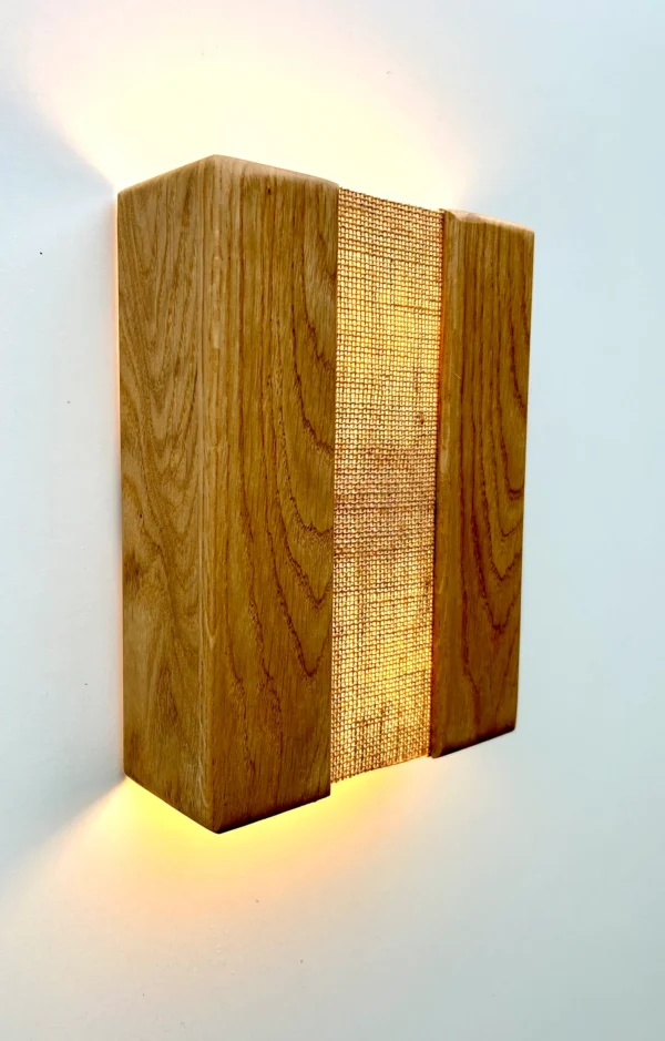 Wall lamp. Oak Wall lamp . Wooden wall lamp. Oak lamp. wall light wood. Wandlamp. Sconce lamp. ecological material Ecological shipping. Lamp - Image 6