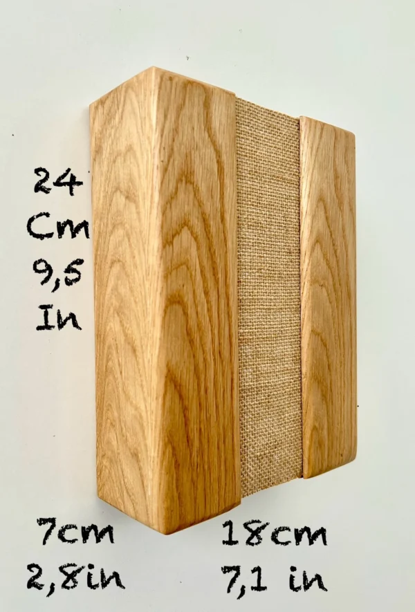 Wall lamp. Oak Wall lamp . Wooden wall lamp. Oak lamp. wall light wood. Wandlamp. Sconce lamp. ecological material Ecological shipping. Lamp - Image 9