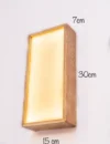 Wall lamp. Papirus paper. Wall light. Wandlamp. ecological material. ecological shipping.Led. Wood wall lamp - Image 9