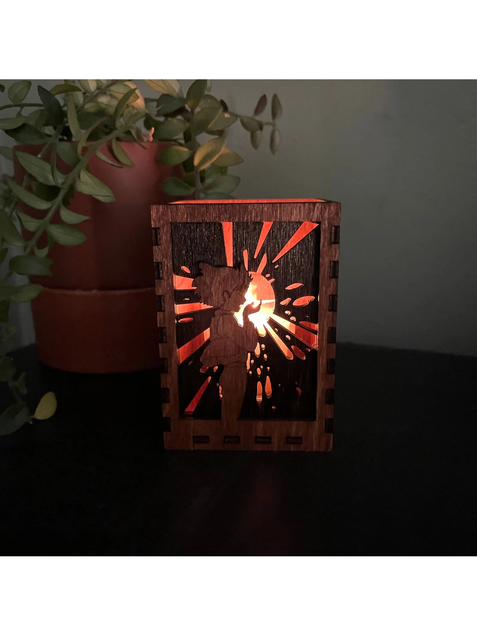 Handcrafted Starry Night Accent Candle Holder By Krafted Kingdom - Image 2