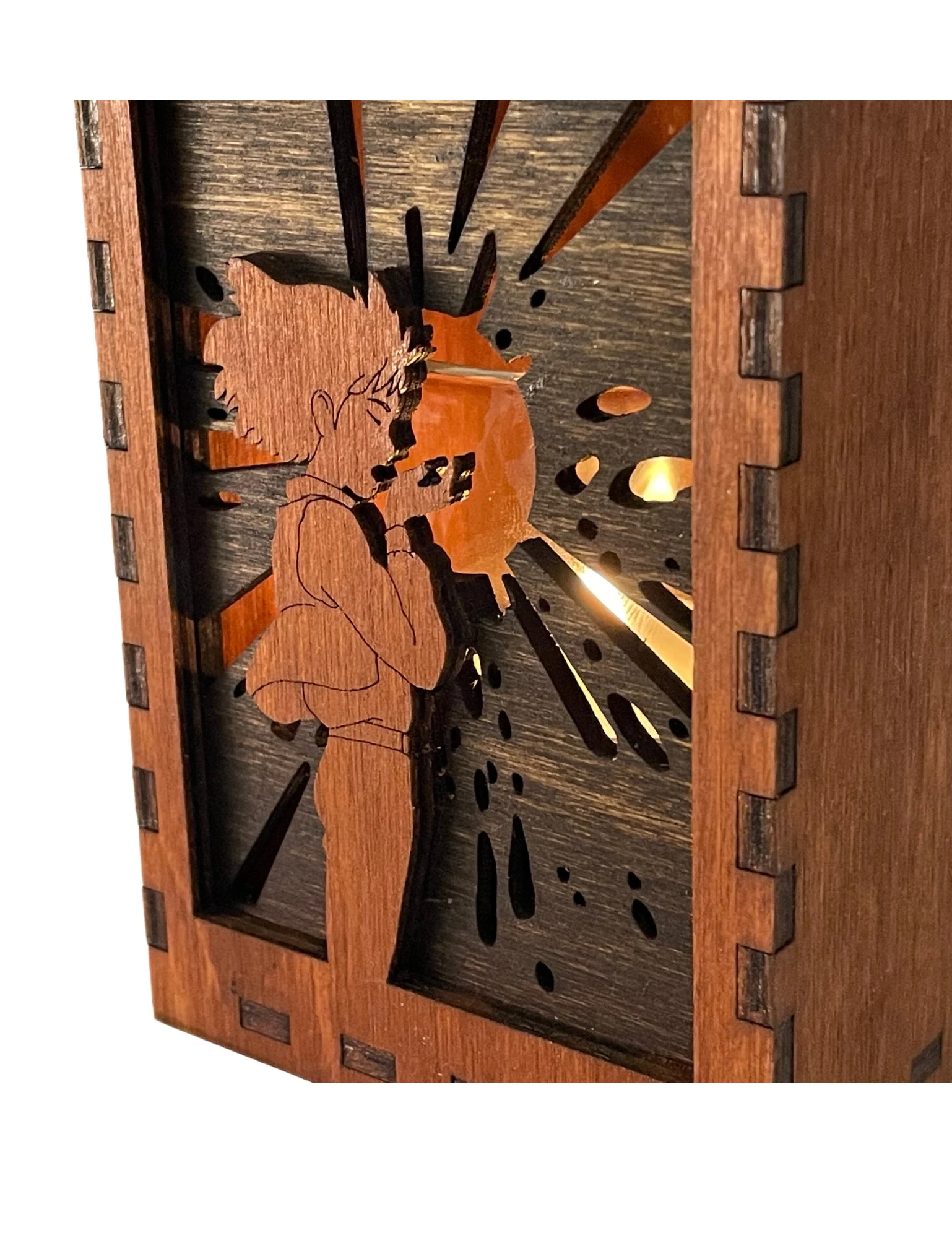 Handcrafted Starry Night Accent Candle Holder By Krafted Kingdom - Image 4