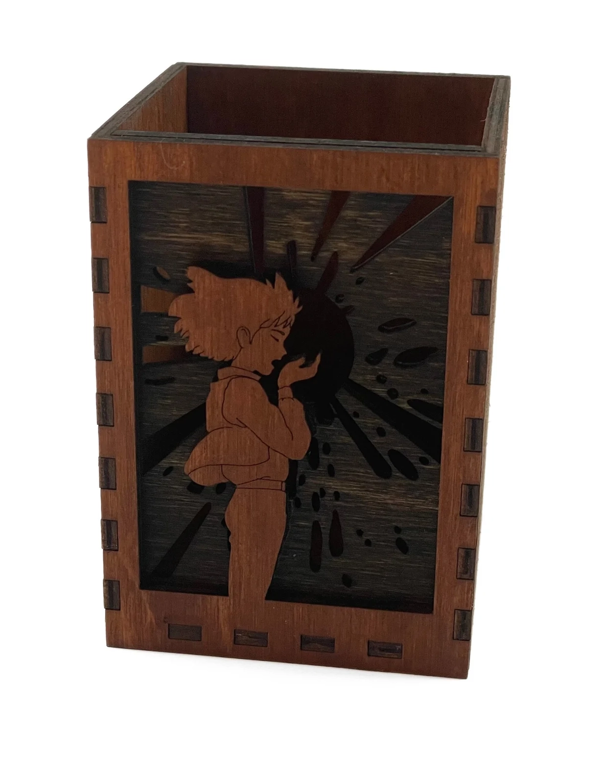 Handcrafted Starry Night Accent Candle Holder By Krafted Kingdom - Image 6