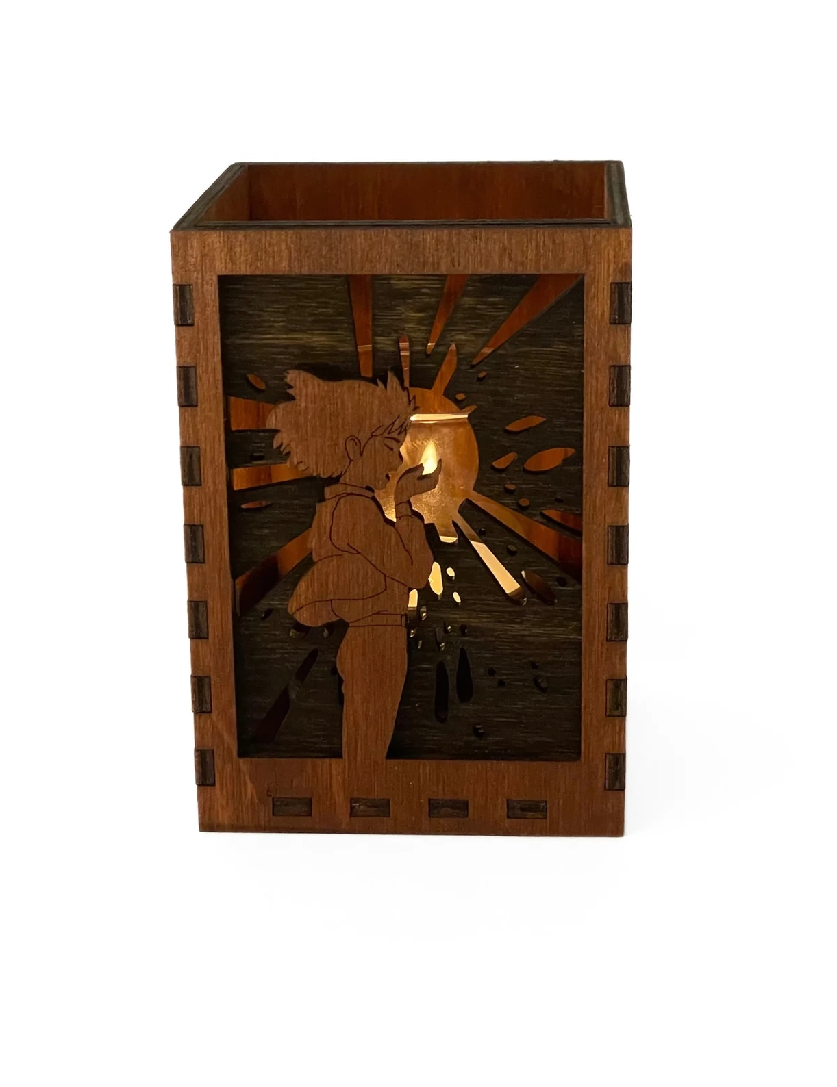 Handcrafted Starry Night Accent Candle Holder By Krafted Kingdom - Image 5