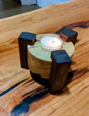 Handcrafted Unique Modern Candle Holder By Krafted Kingdom
