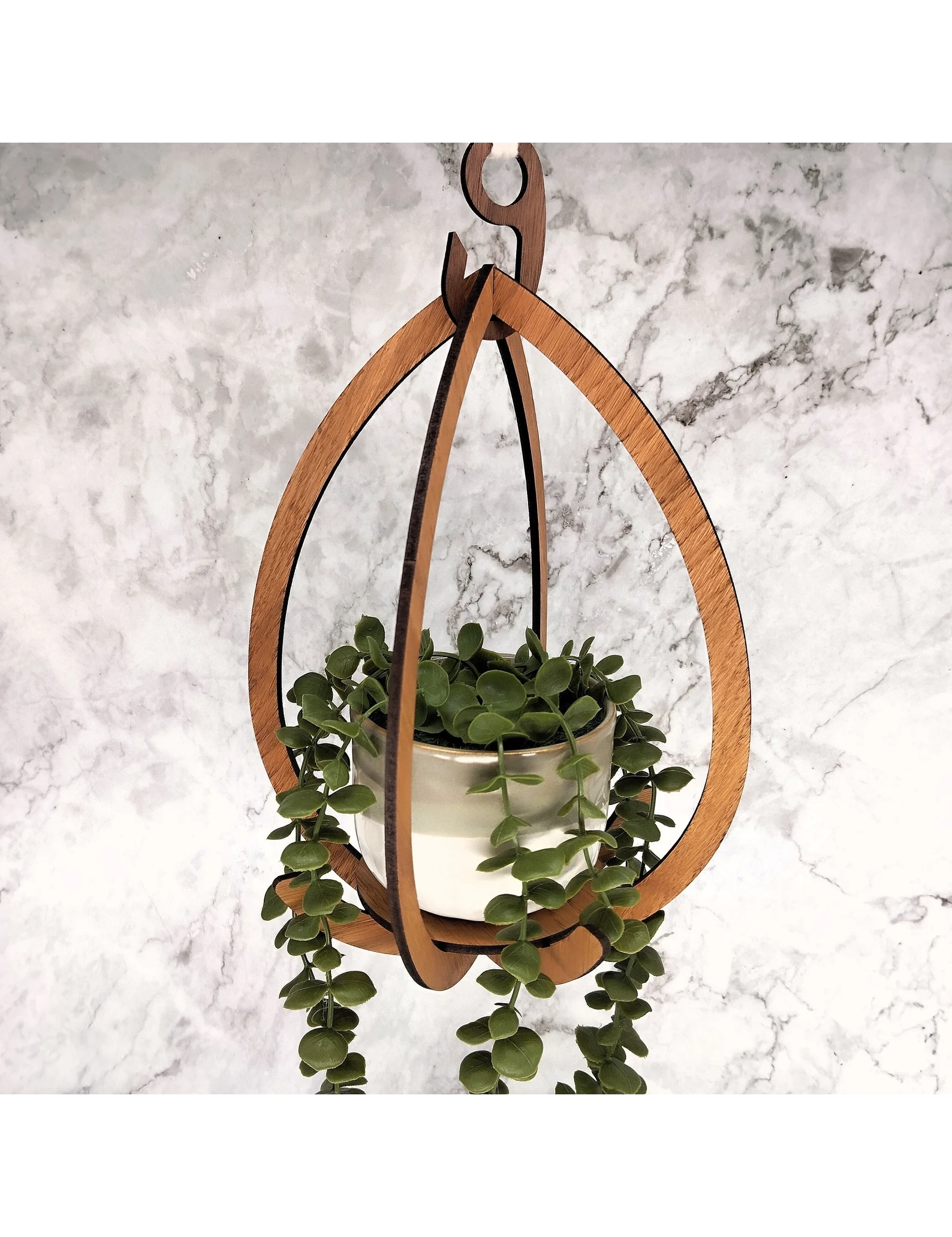 PR SR 11, Wooden Droplet Plant Hanger | Krafted Kingdom - Image 7