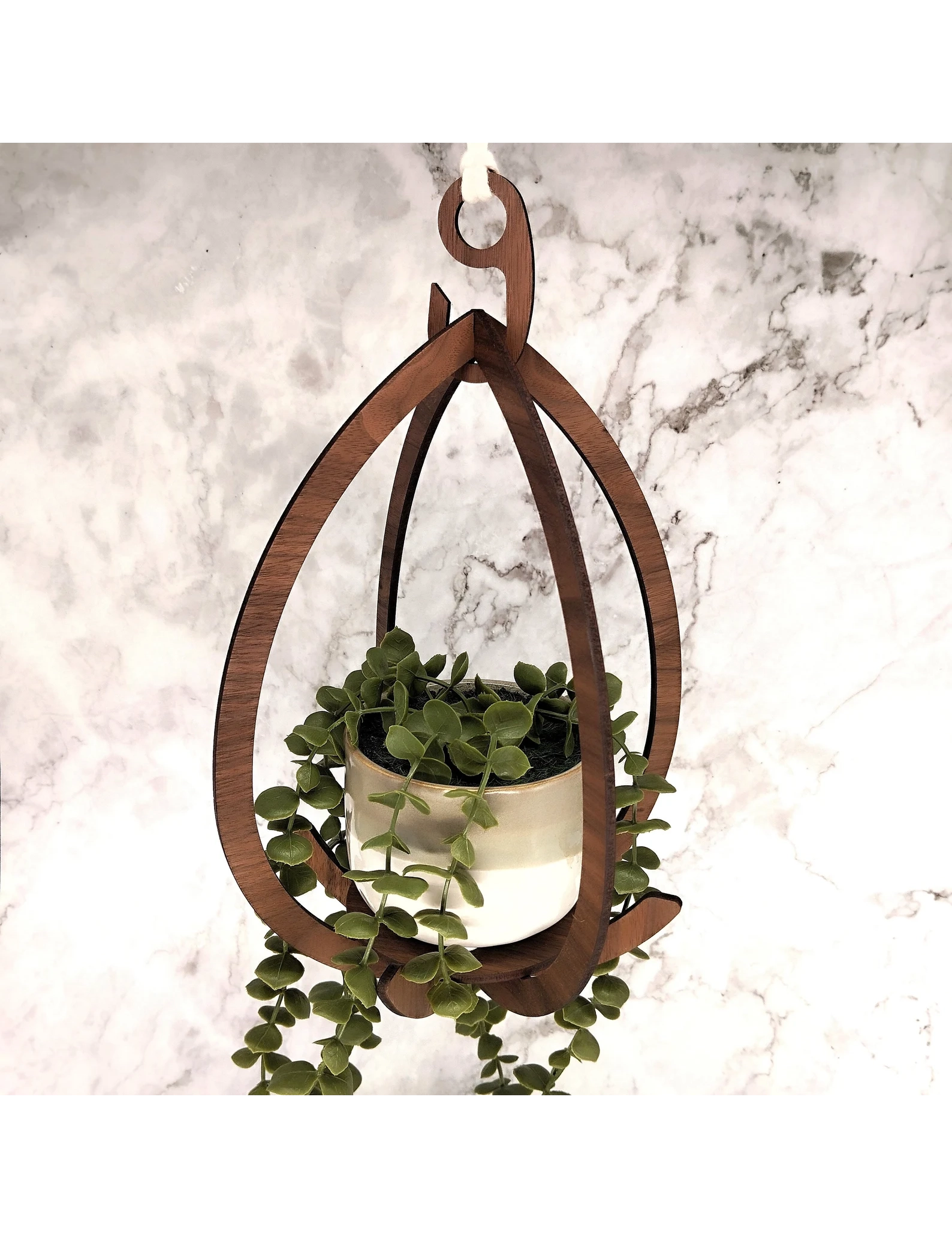 PR SR 11, Wooden Droplet Plant Hanger | Krafted Kingdom - Image 8