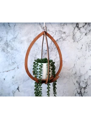 PR SR 11, Wooden Droplet Plant Hanger | Krafted Kingdom