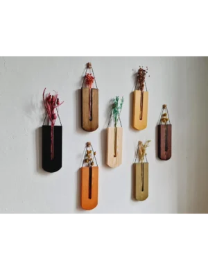 PR SR 42, Set of 7 Wooden Wall Propagation Stations – Indoor Planter Vases – Big Sale Gift Set