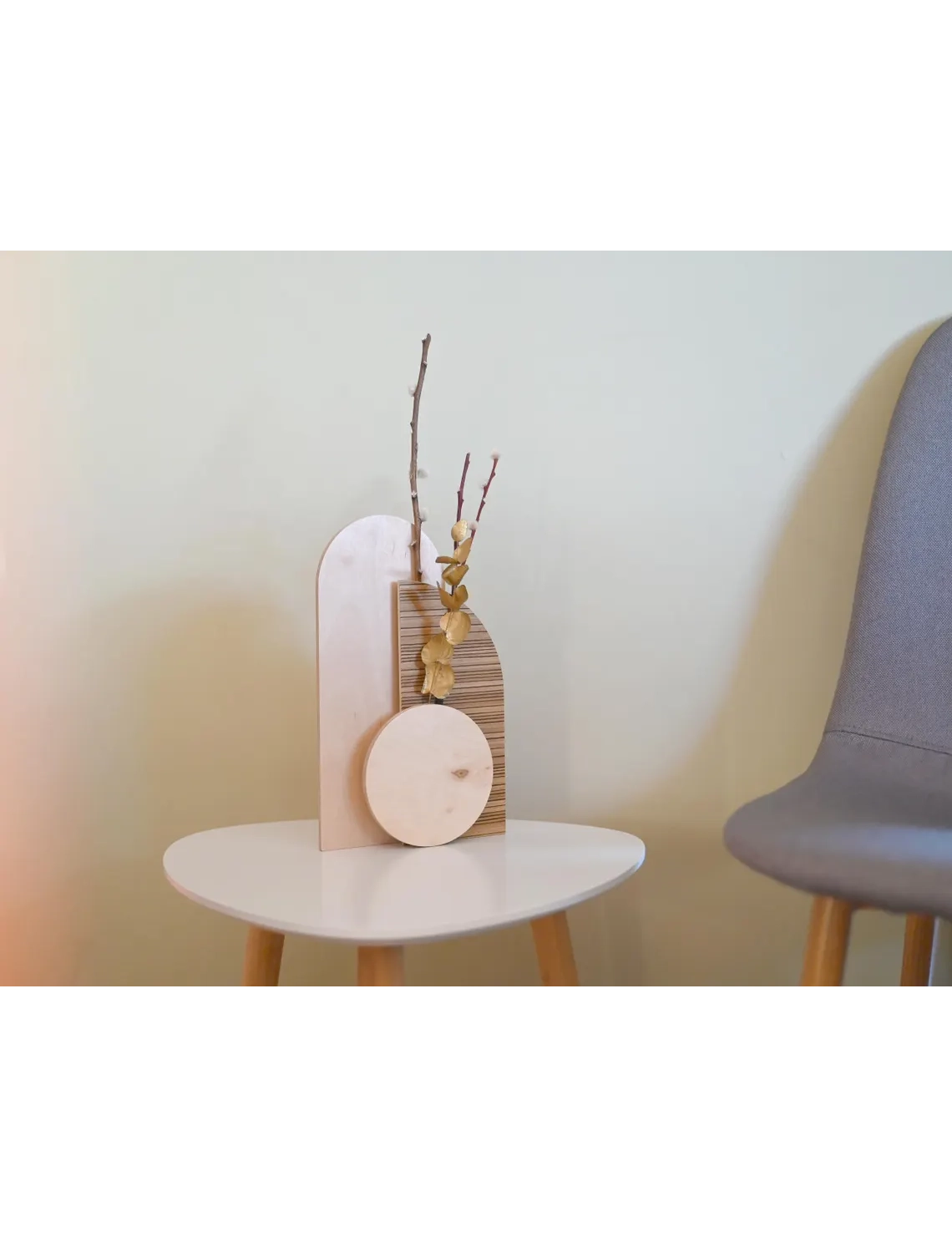 PR SR 74, Wood Slim Bud Vase - Image 5