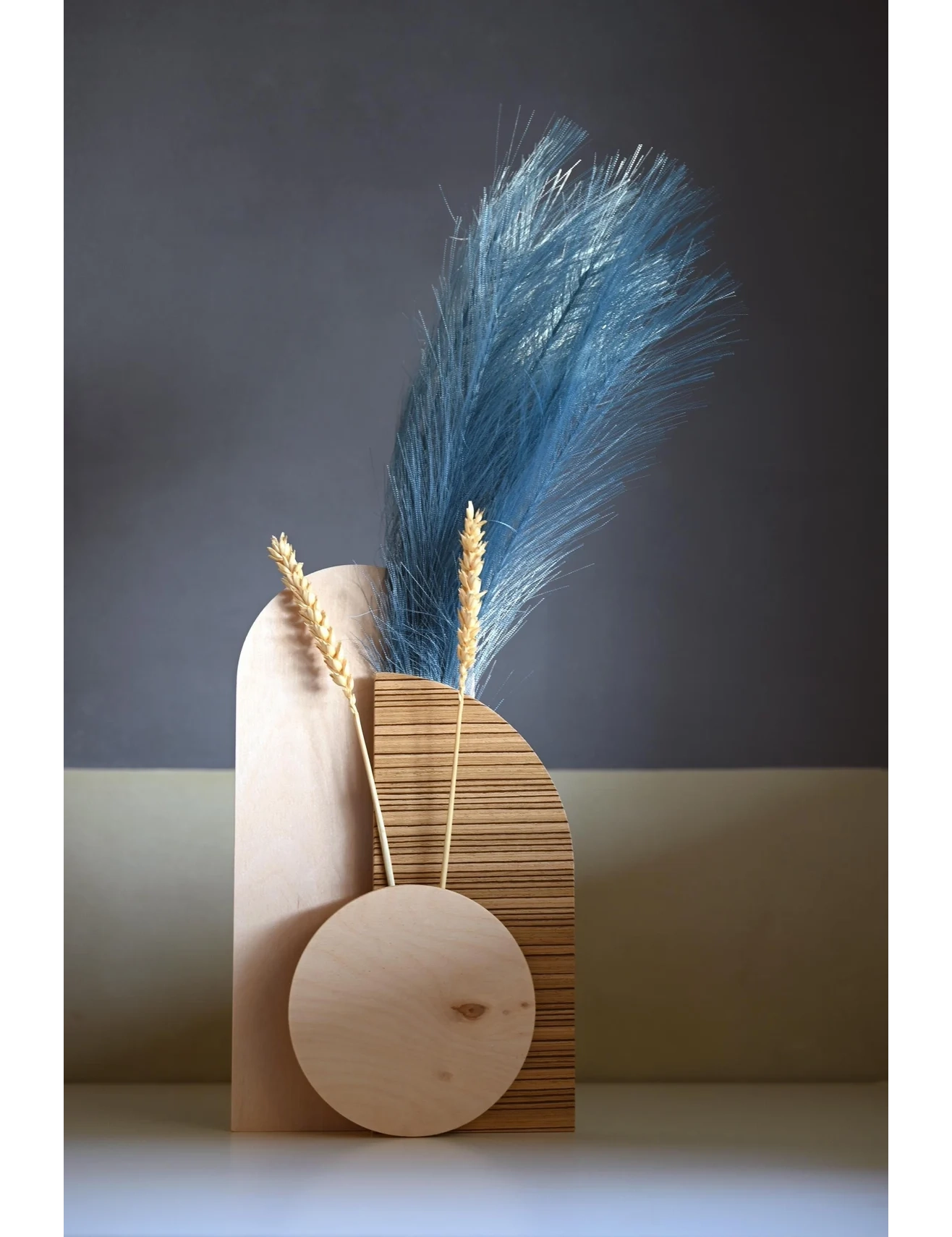 PR SR 74, Wood Slim Bud Vase