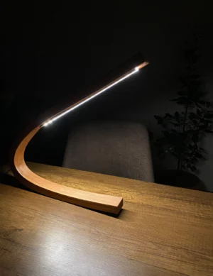 TL SR 1- Modern Wooden Desk Lamp – Touch Reading Table Light