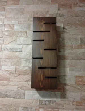 TL SR 13, Handmade Wooden Wall Lamp – Rustic Minimal Sconce Light