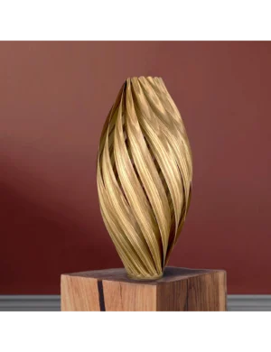 TL Sr 31, Handcrafted Olive Ash Floor Lamp