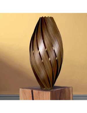 TL SR 32, Handcrafted Walnut Floor Lamp – Ardere Collection– Cozy Wooden Lighting