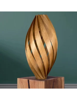 TL SR 35, Handcrafted Cherry Wood Floor Lamp – Ardere Collection by Krafted Kingdom