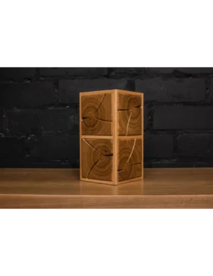 TL SR 40, Handcrafted Wooden Wall Light – Rustic Oak Design by Krafted Kingdom