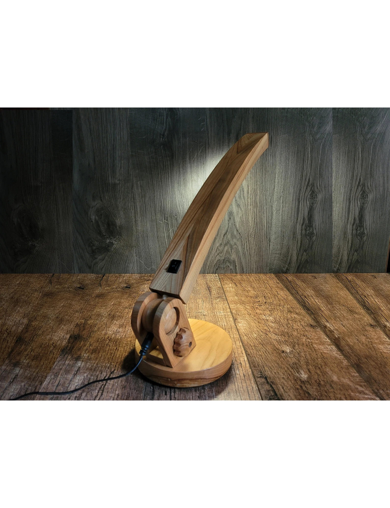 TL SR 51, Handmade LED Wooden Table Lamp – Modern Desk & Reading Light by Krafted Kingdom - Image 6