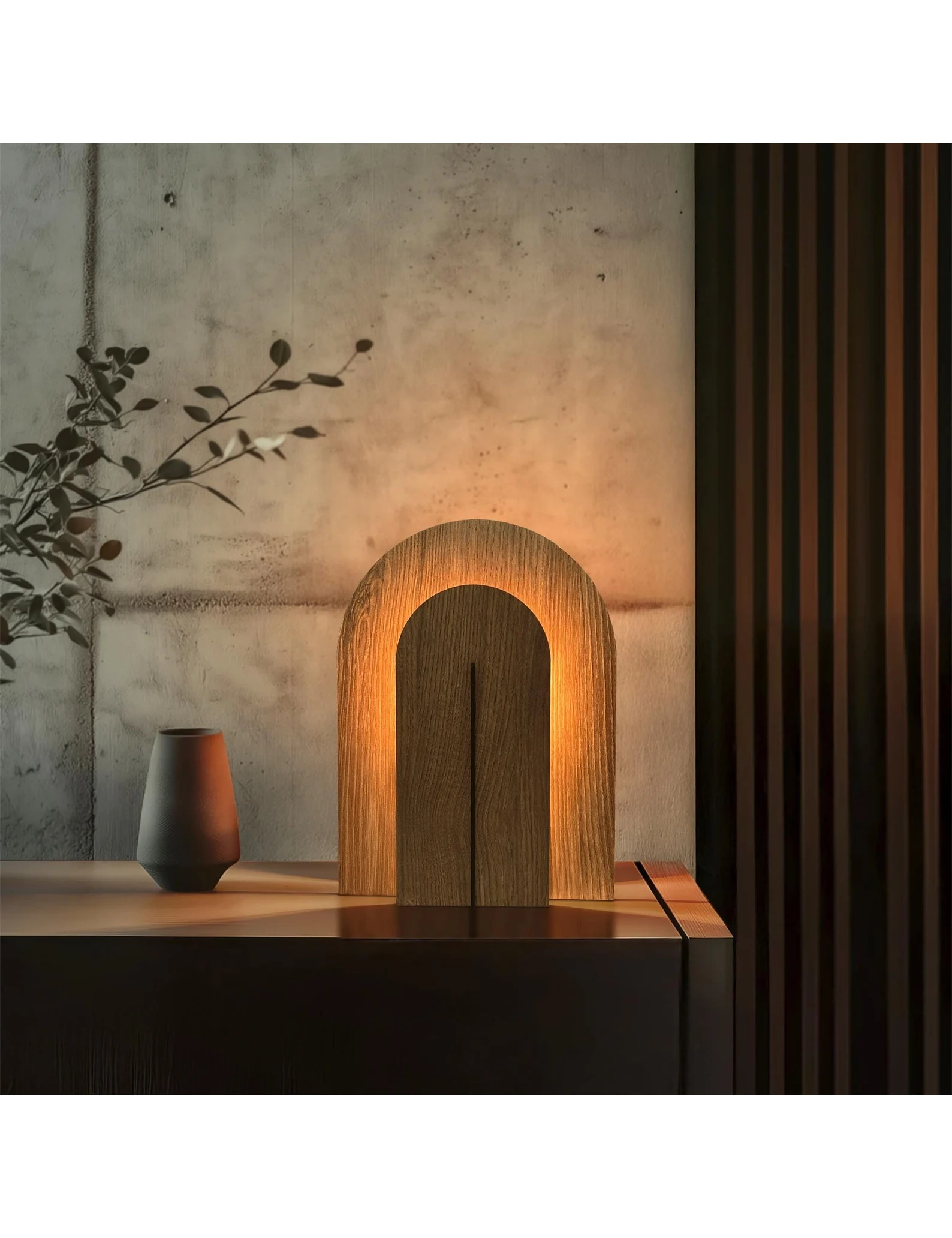 TL Sr 64, Handmade Table Lamp – Minimalist Night Light & Cozy Housewarming Gift - Image 2