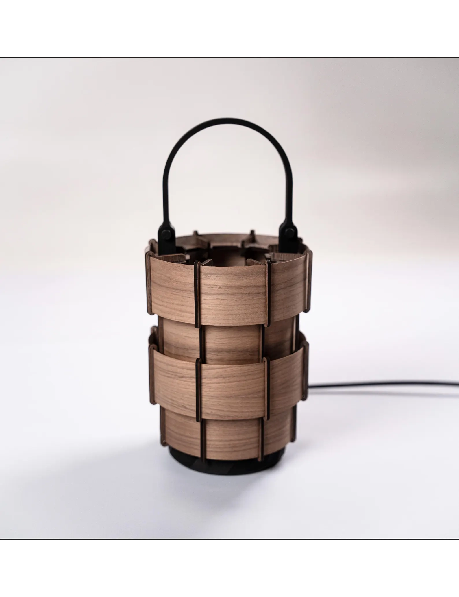 TL Sr 66, Walnut Table Lamp – Handmade Mid-Century Bookshelf & Bedside Light for Modern Decor - Image 7